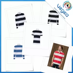 Aperçu de produits de type maillot de rugby publicitaire personnalisé