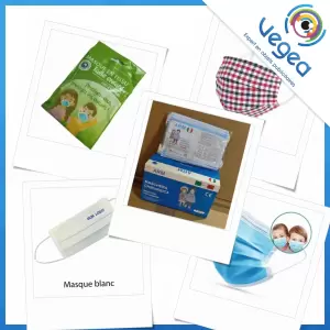 Aperçu de produits de type masque covid enfant  publicitaire personnalisé