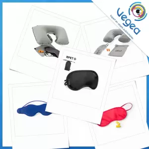 Masque de voyage publicitaire personnalisé avec votre logo | Goodies Vegea