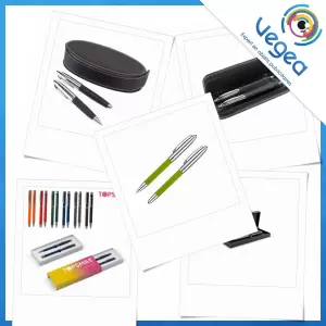 Aperçu de produits de type Parure avec stylo roller publicitaire personnalisée