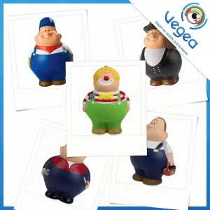 Aperçu de produits de type personnage et mascotte anti-stress publicitaire personnalisé