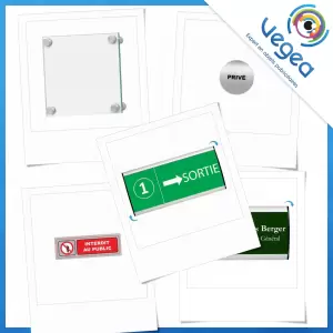 Aperçu de produits de type plaque de signalisation publicitaire personnalisé