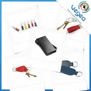 Aperçu de produits de type porte-clés cuir publicitaire personnalisé