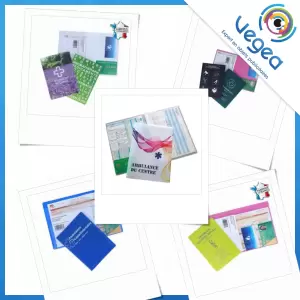 Aperçu de produits de type porte-ordonnance publicitaire personnalisé