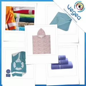 Aperçu de produits de type Serviette ou drap de plage publicitaire personnalisée