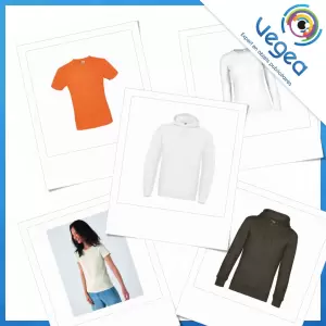 Textile et vêtements publicitaires B&C personnalisés avec votre logo | Goodies Vegea