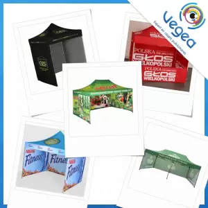 Aperçu de produits de type tonnelle publicitaire personnalisé