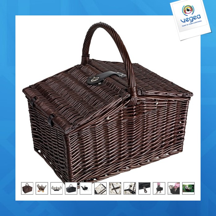 Panier à pique-nique personnalisé "richmond park" pour 4 personnes