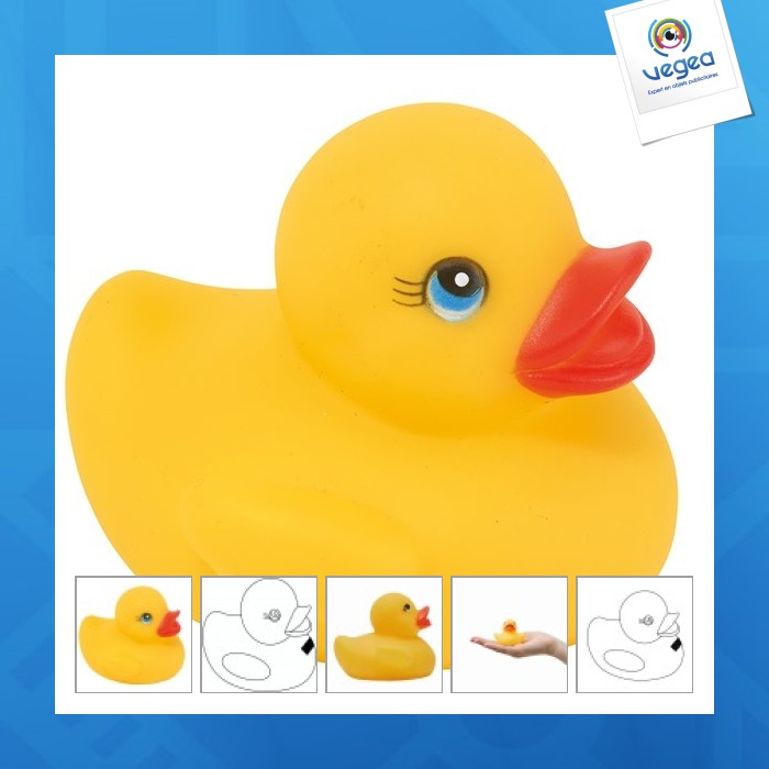 Mini canard en plastique personnalisé 5cm