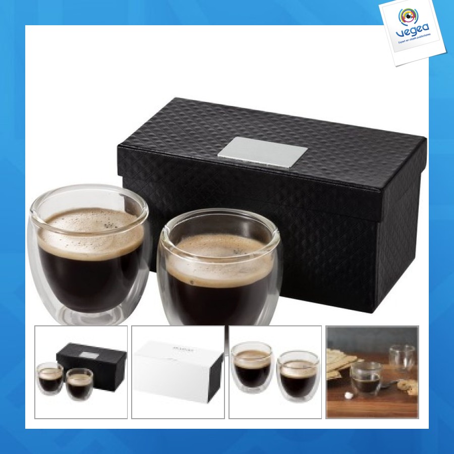 Ensemble de verres à espresso 2 pièces boda
