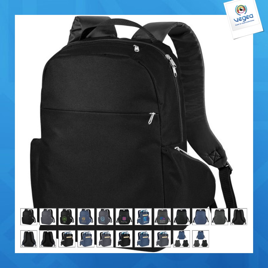 Sac à dos personnalisable ordinateur 15 slim 15l