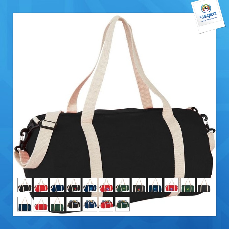 Sac polochon publicitaire coton cochichuate 25l