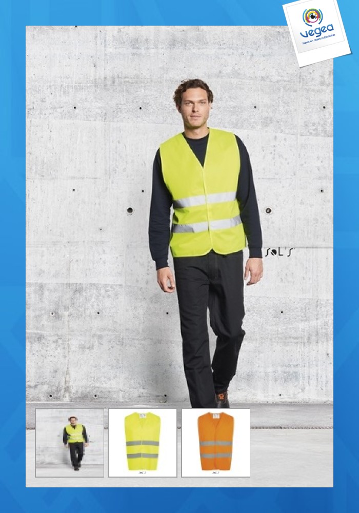 Gilet de sécurité personnalisable - secure pro