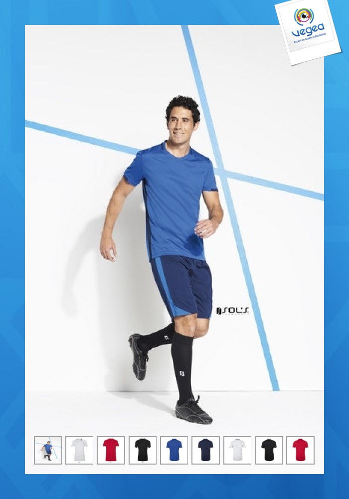 Maillot de sport contrasté classico