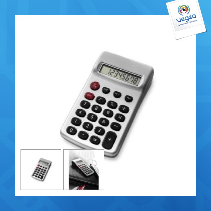 Calculatrice publicitaire de poche 8 chiffres