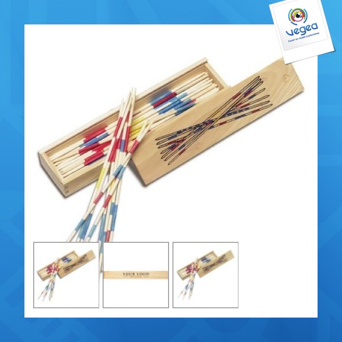 Jeu de mikado promotionnel en bois