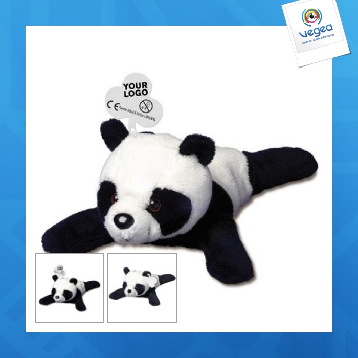 Peluche panda publicitaire