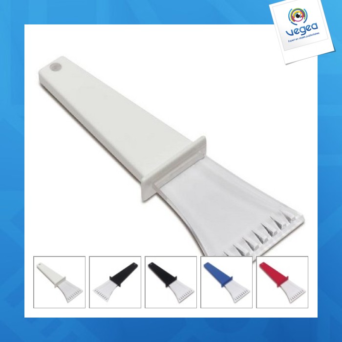 Gratte-neige avec logo translucide