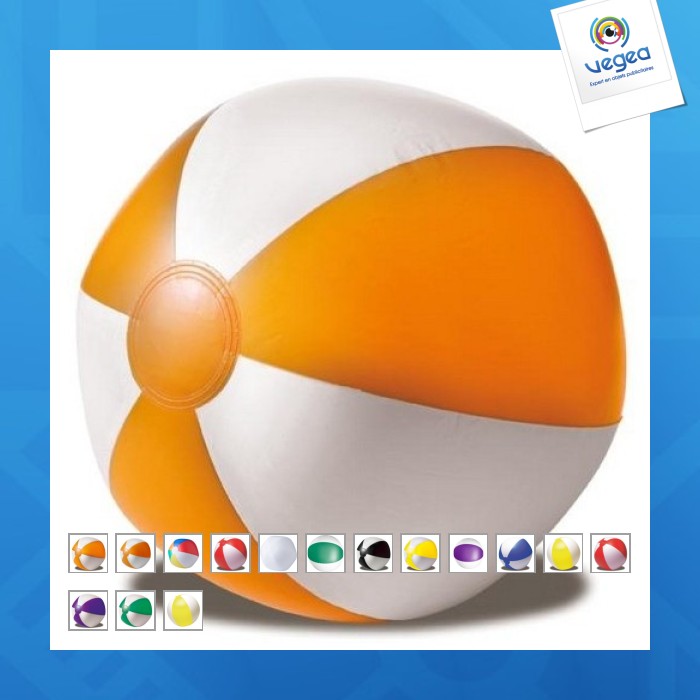 Ballon de plage publicitaire
