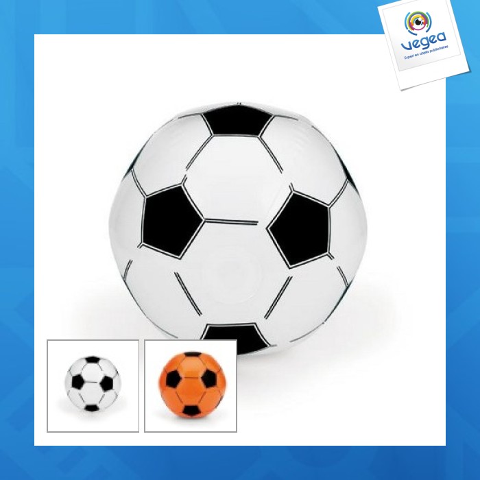 Ballon de plage publicitaire foot