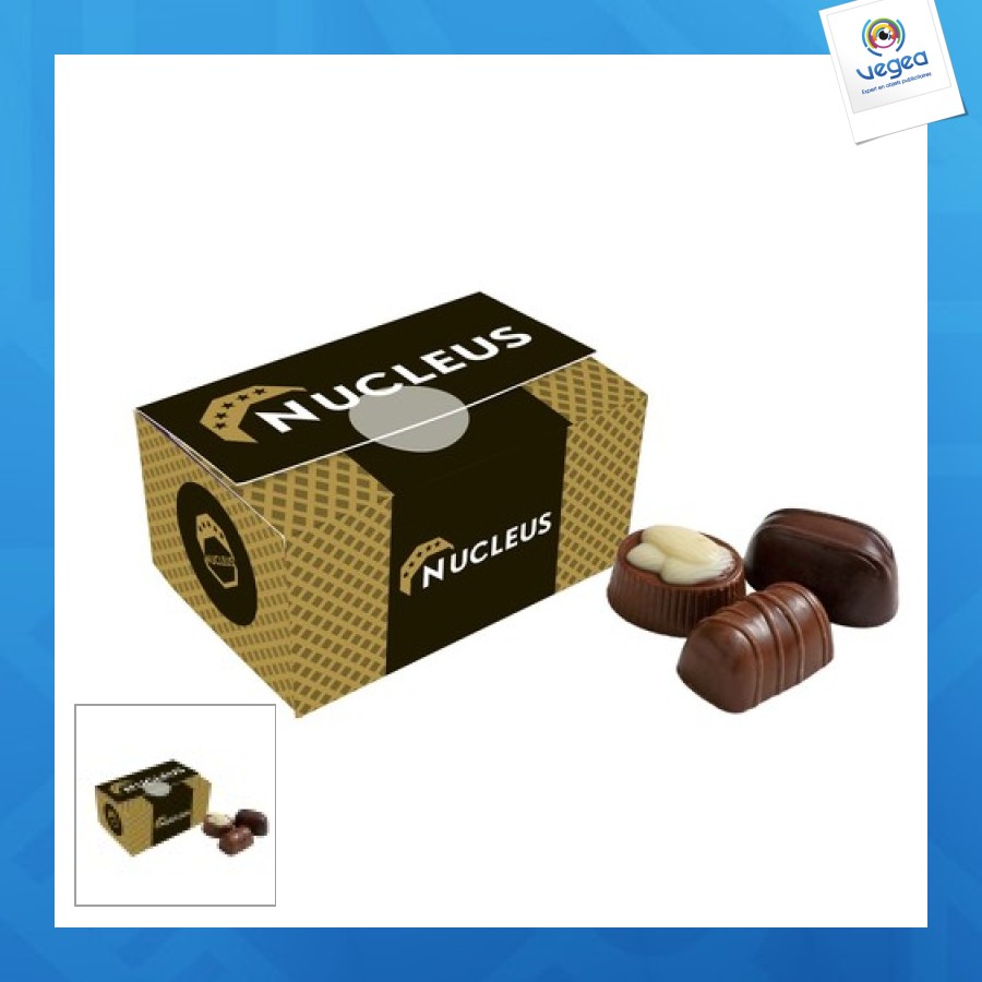 Boîte avec des chocolats belges