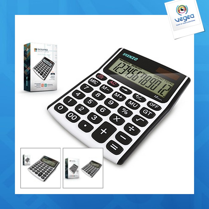 Calculatrice personnalisée 12 chiffres hq - premium