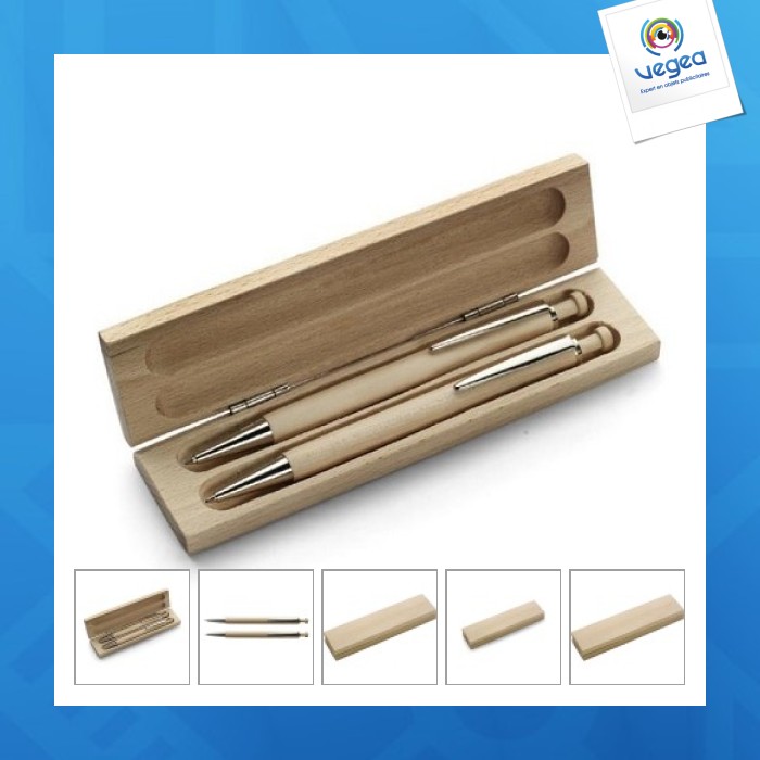Parure stylo bille et porte-mine publicitaire