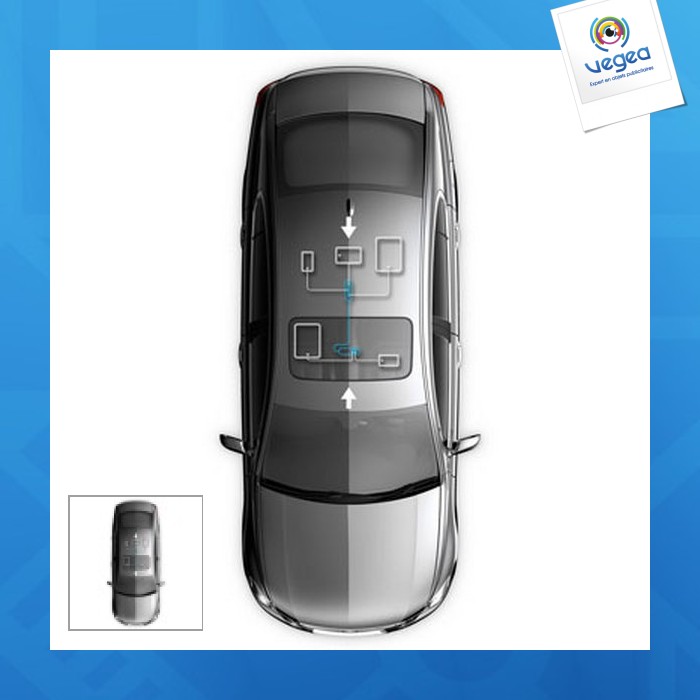 Chargeur voiture personnalisable highfive