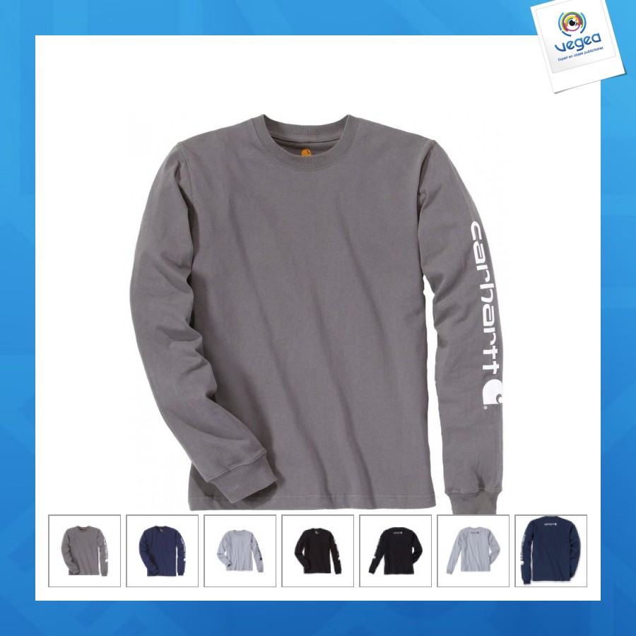 T-shirt logo carhartt® manches longues