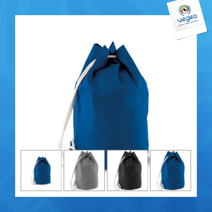Sac marin promotionnel en coton avec cordon