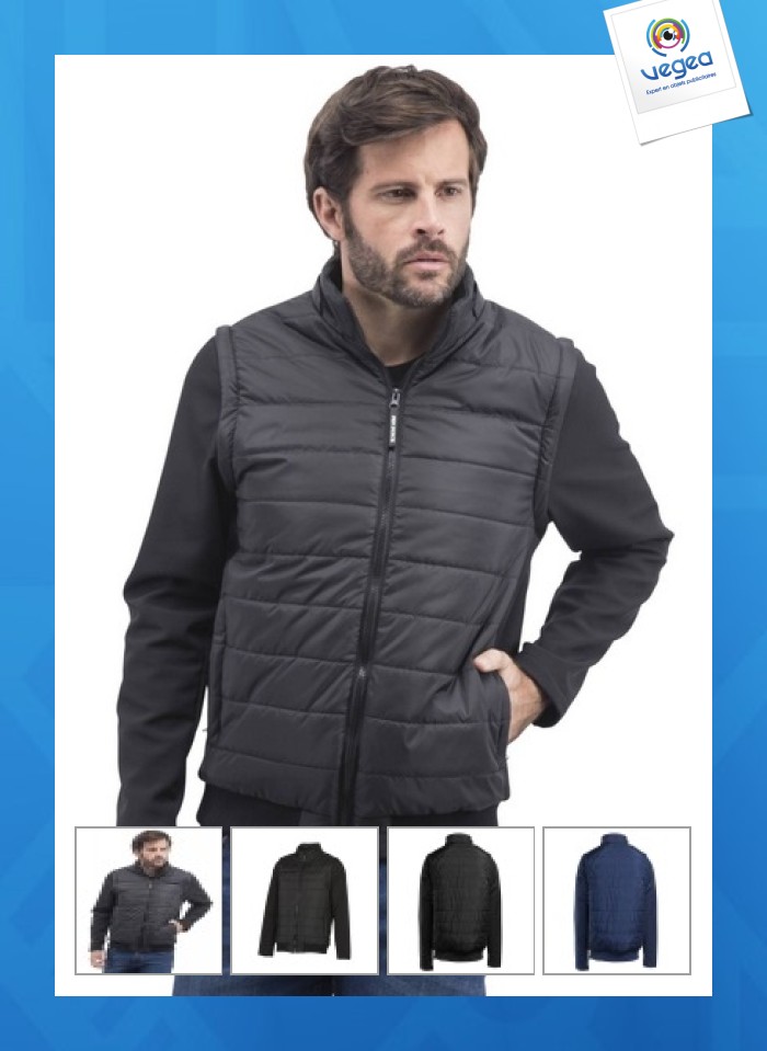 Blouson promotionnel manches amovibles