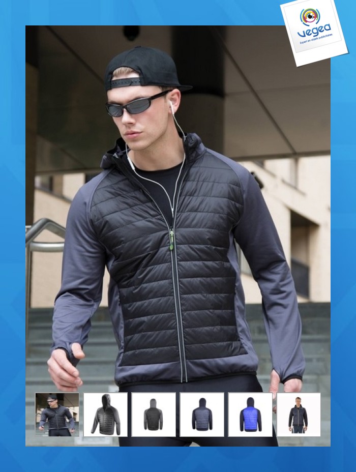 Veste personnalisée légère de sport homme