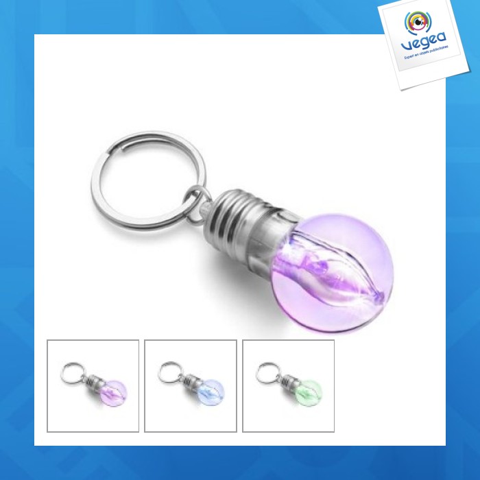 Porte-clés lumineux avec logo