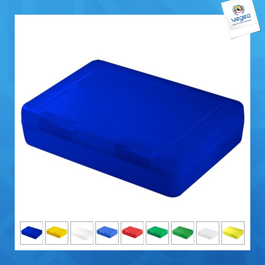 Boîte de stockage avec logo snack-box