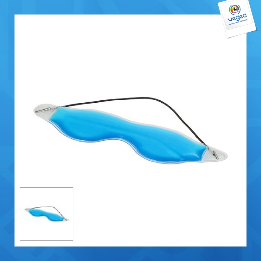 Masque publicitaire pour les yeux oasis