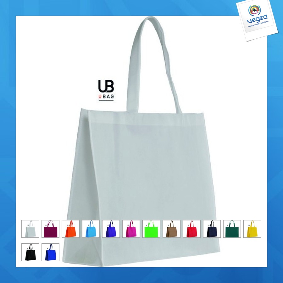 Sac shopping avec logo maxi 50x40cm