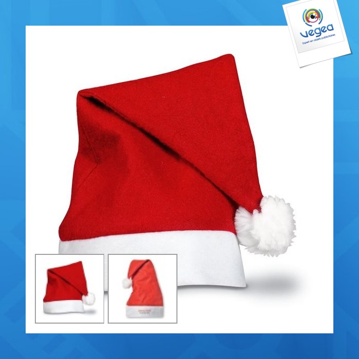 Chapeau de noël personnalisable bono