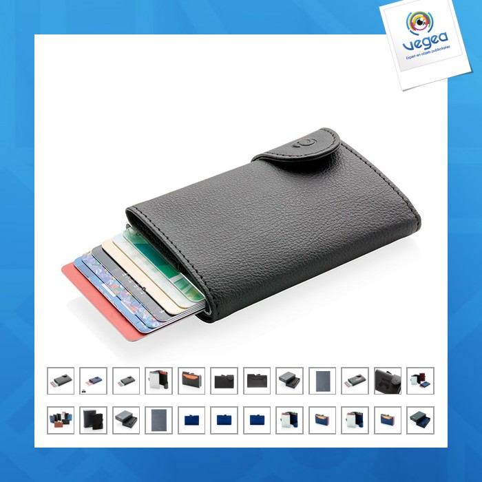 Porte-cartes / portefeuille anti-rfid c-secure