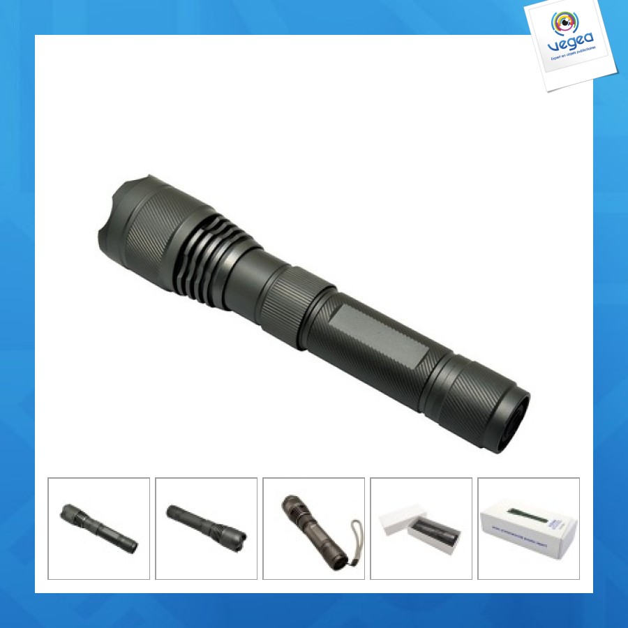 Lampe torche publicitaire rechargeable 'vision'