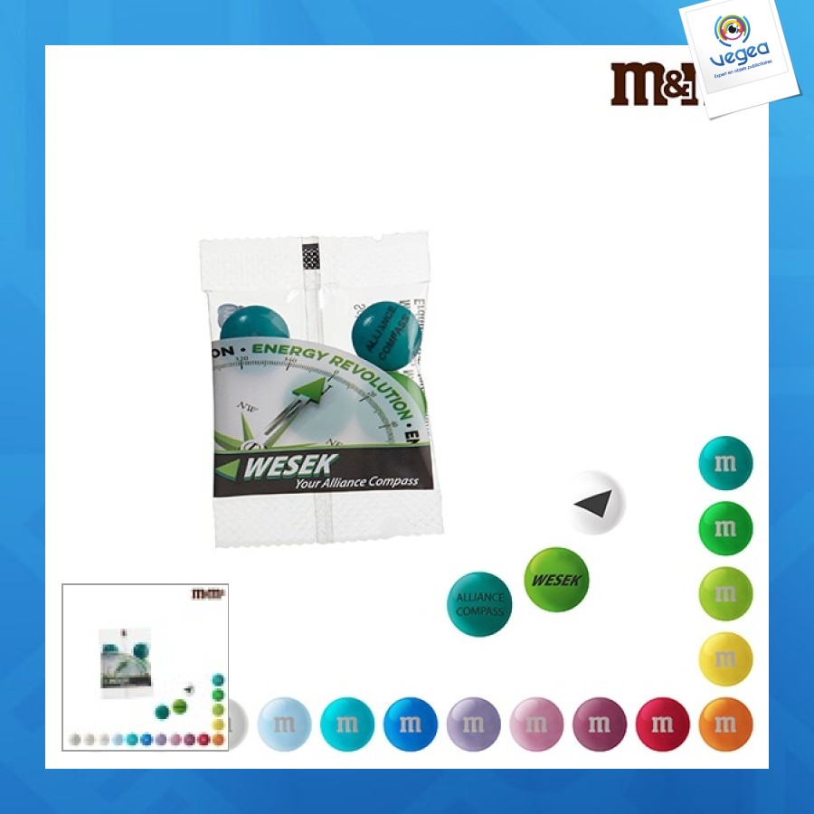 M&m's®personnalisés en mini sachet