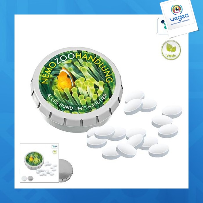 Super mini boîte «clic-clac» avec pastilles cool ice, 20g