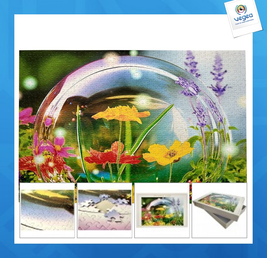 Puzzle personnalisable sous boîte 48x68cm