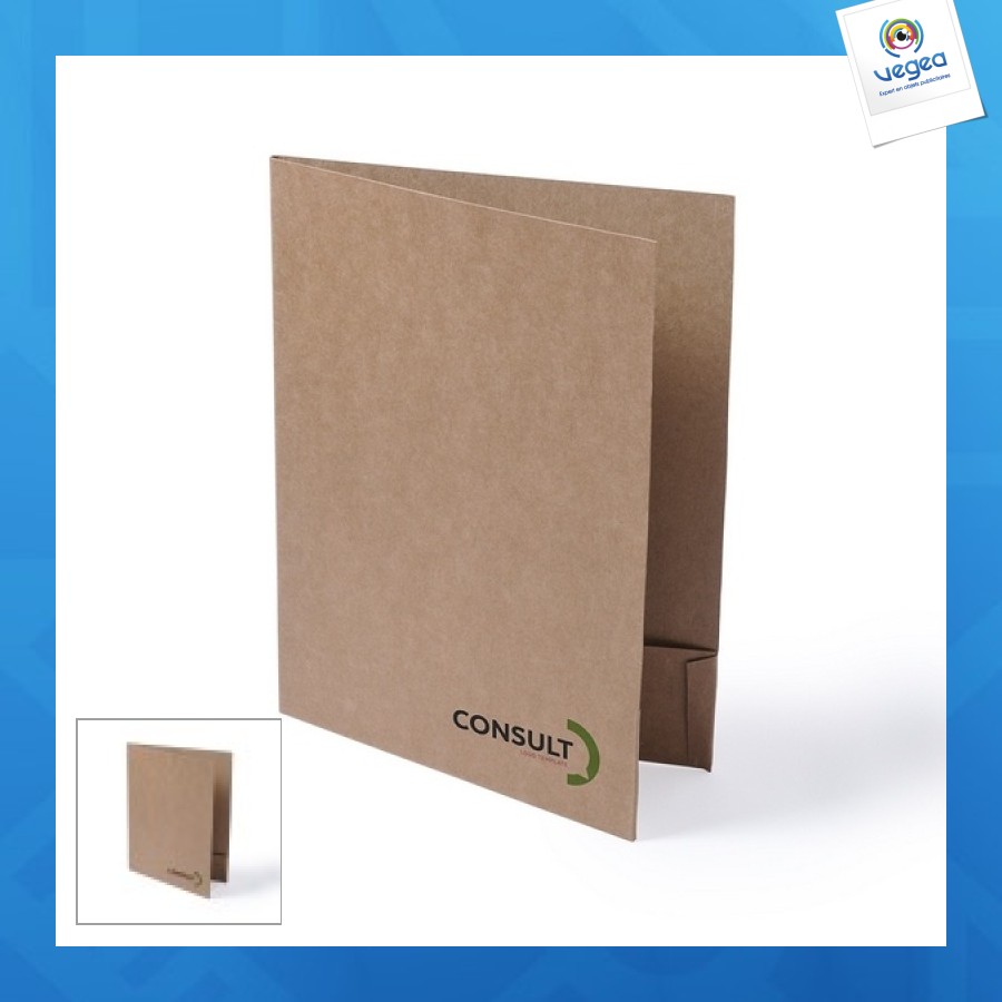 Porte-documents en carton recyclé