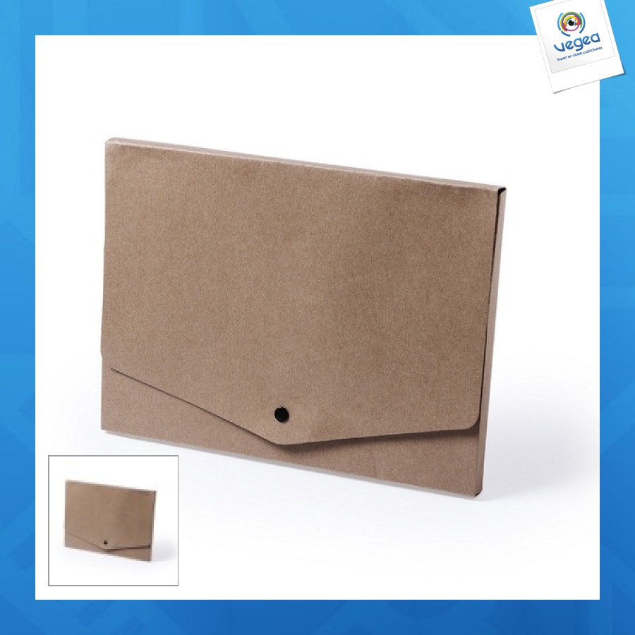 Porte-documents en carton recyclé