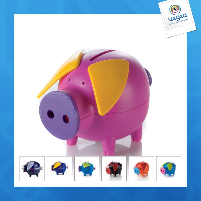 Tirelire cochon personnalisable piggy