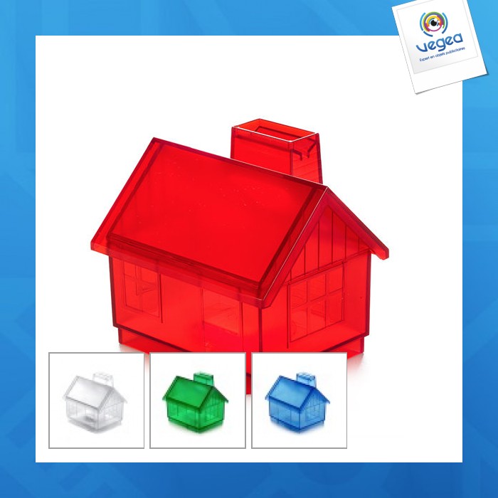 Tirelire maison publicitaire sweet home