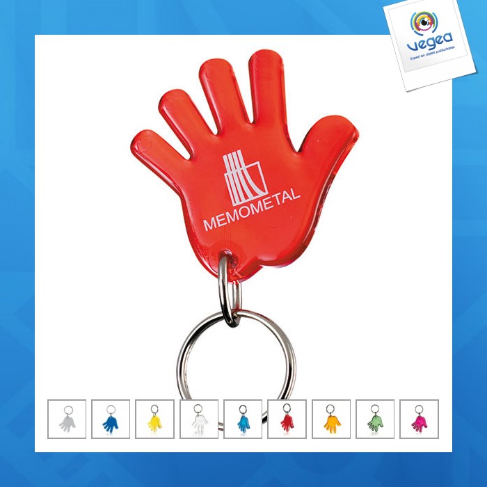Porte-clés personnalisable main