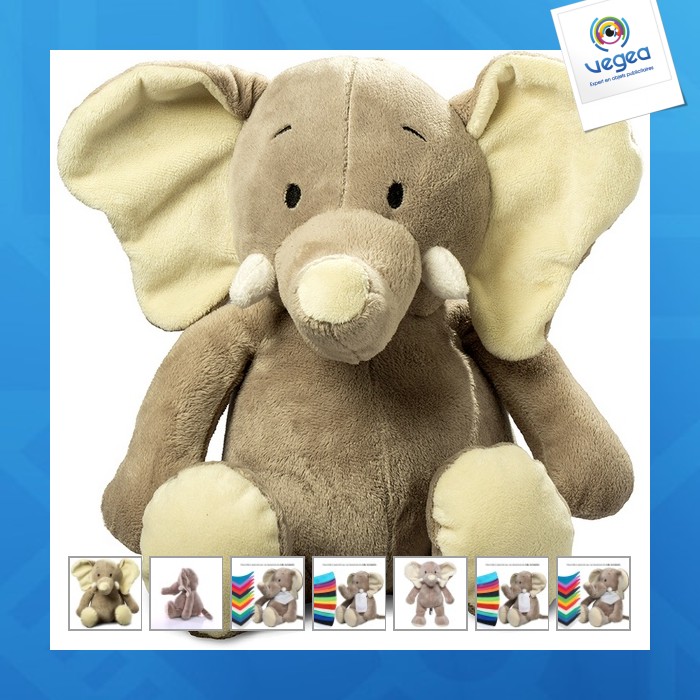 Peluche éléphant publicitaire - mbw