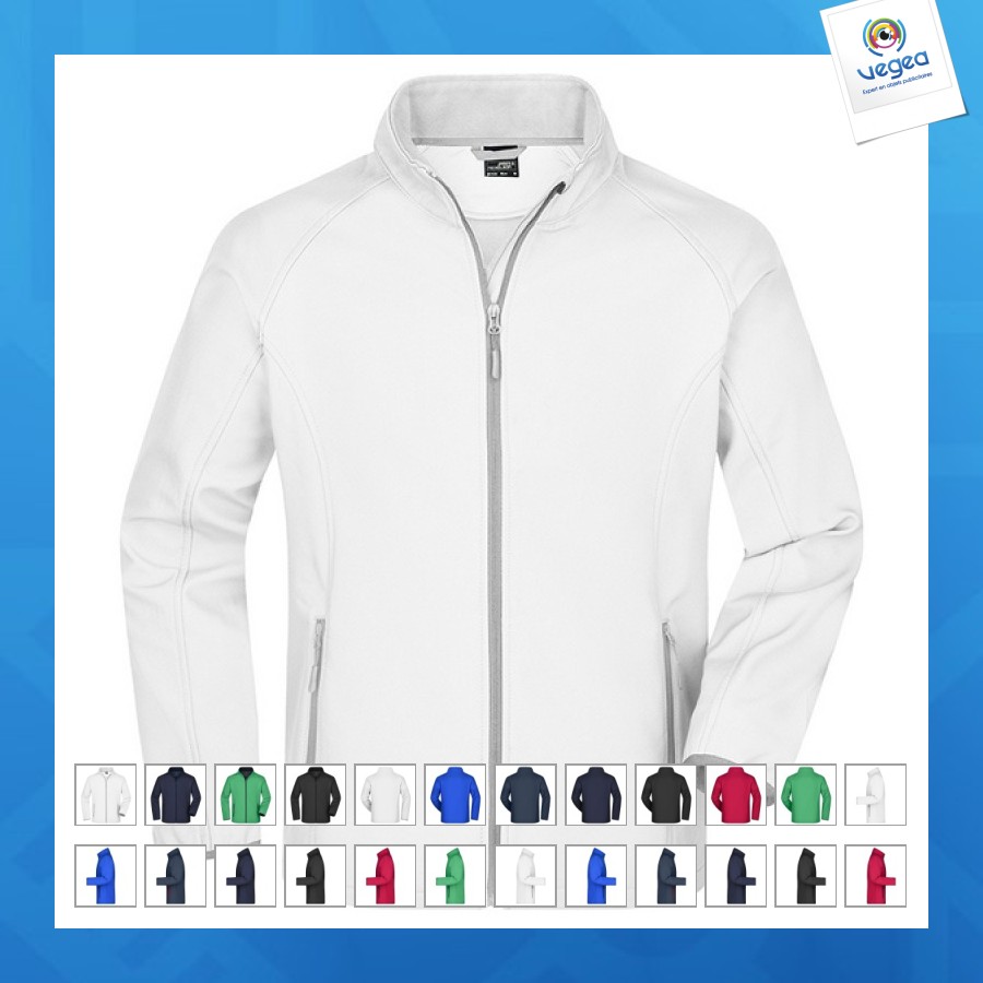 Veste softshell personnalisable homme - james nicholson