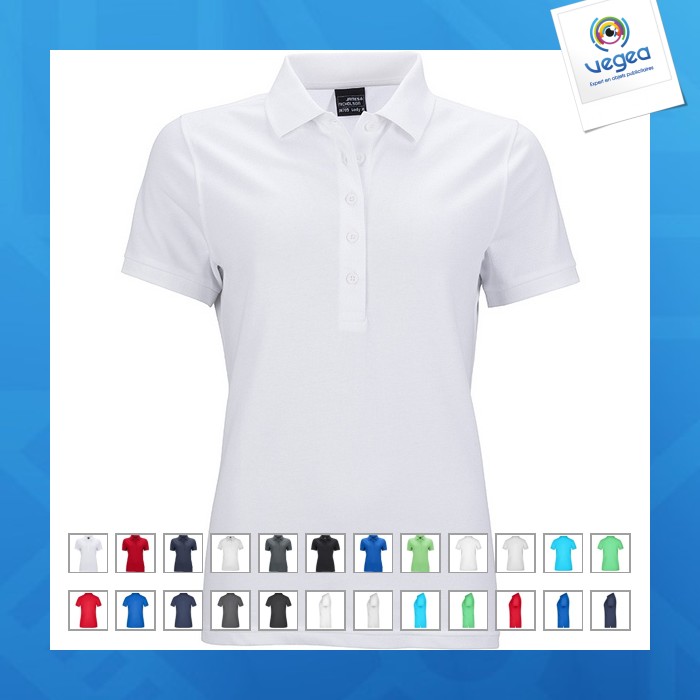 Polo stretch femme - james nicholson